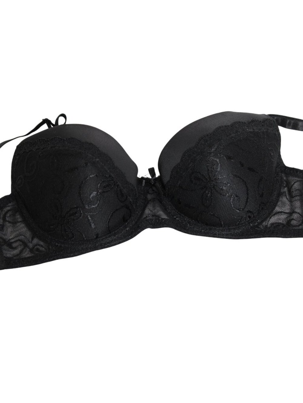 Sofra Black Lace Push Up Bra 34C